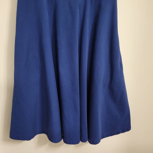 Lindy Bop 1950s Style Navy Blue Swing Dress - Picture 4 of 7